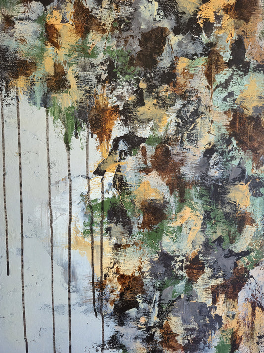 Abstrakt maleri 11 - 60x80 cm
