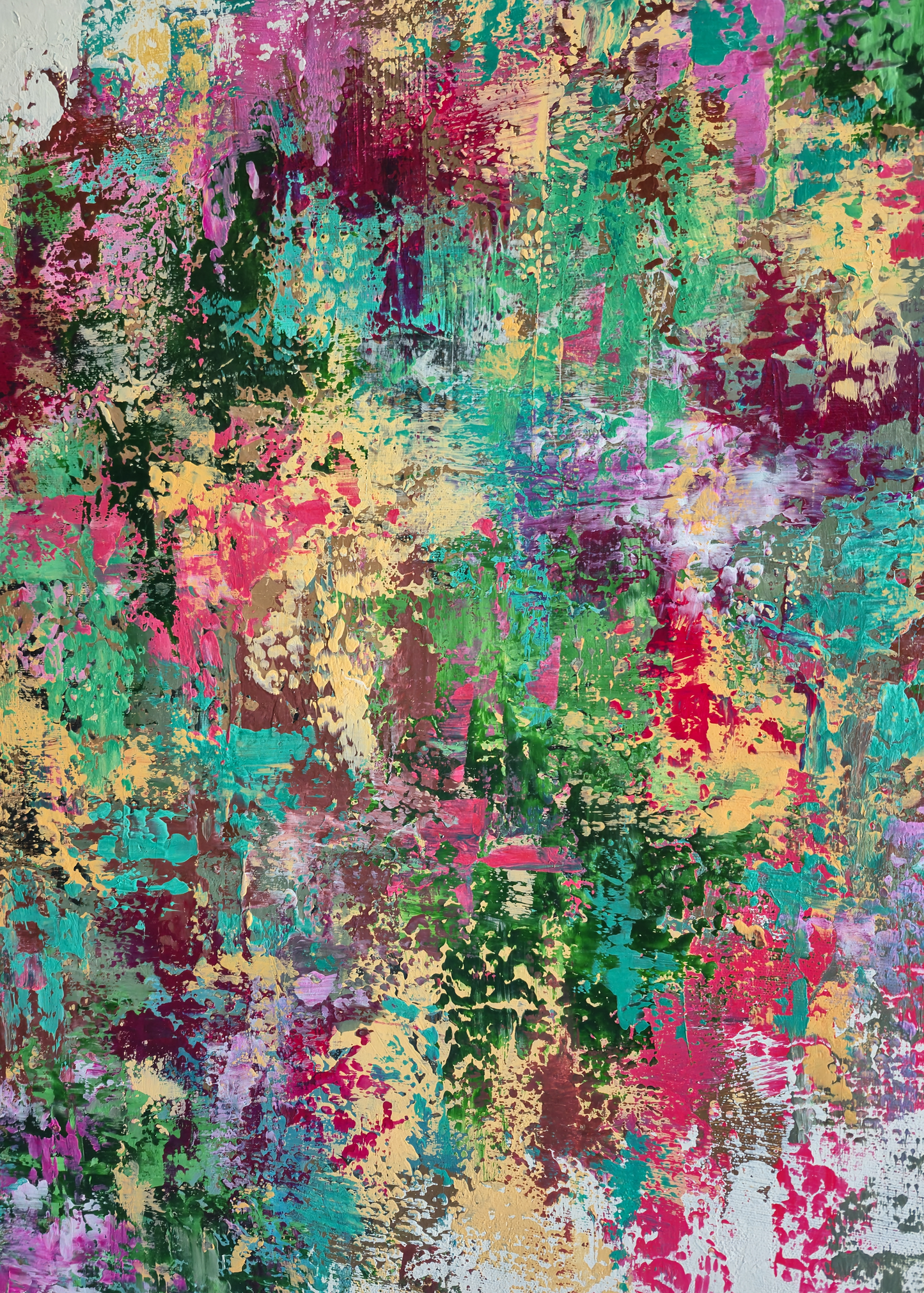 Lærred original 1 - 80x80cm