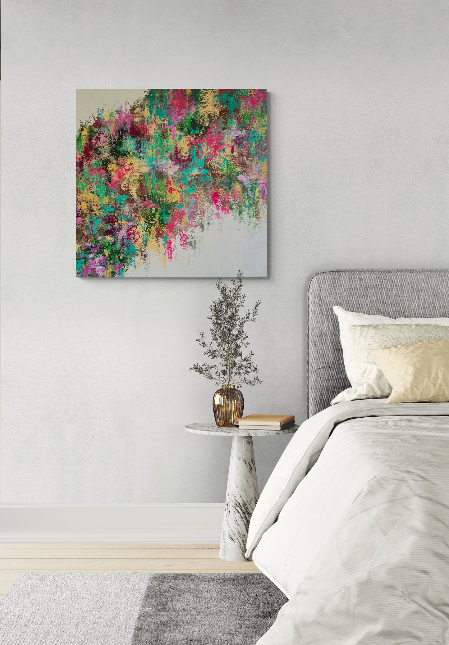 Lærred original 1 - 80x80cm