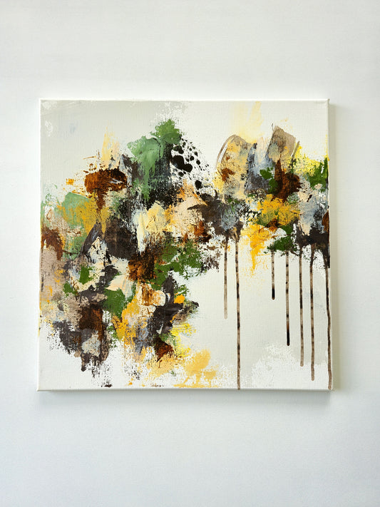 Abstrakt maleri 2 - 40x40 cm
