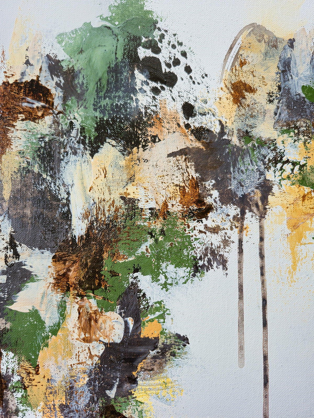 Abstrakt maleri 2 - 40x40 cm