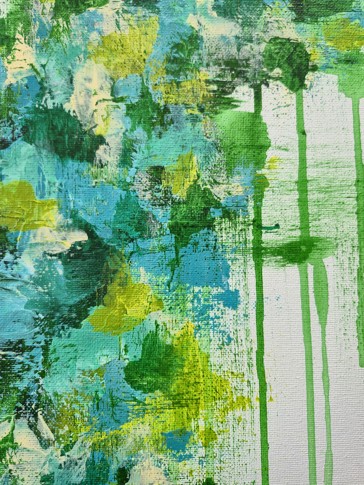Abstrakt maleri 3 - 30x30 cm