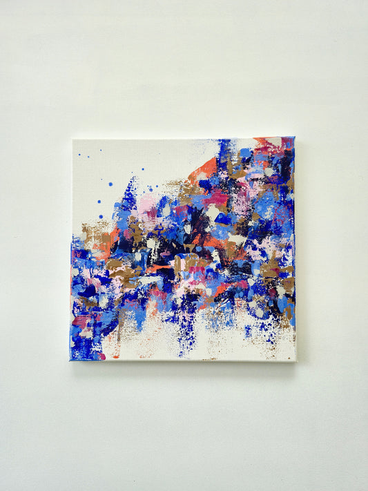 Abstrakt maleri 4 - 30x30 cm