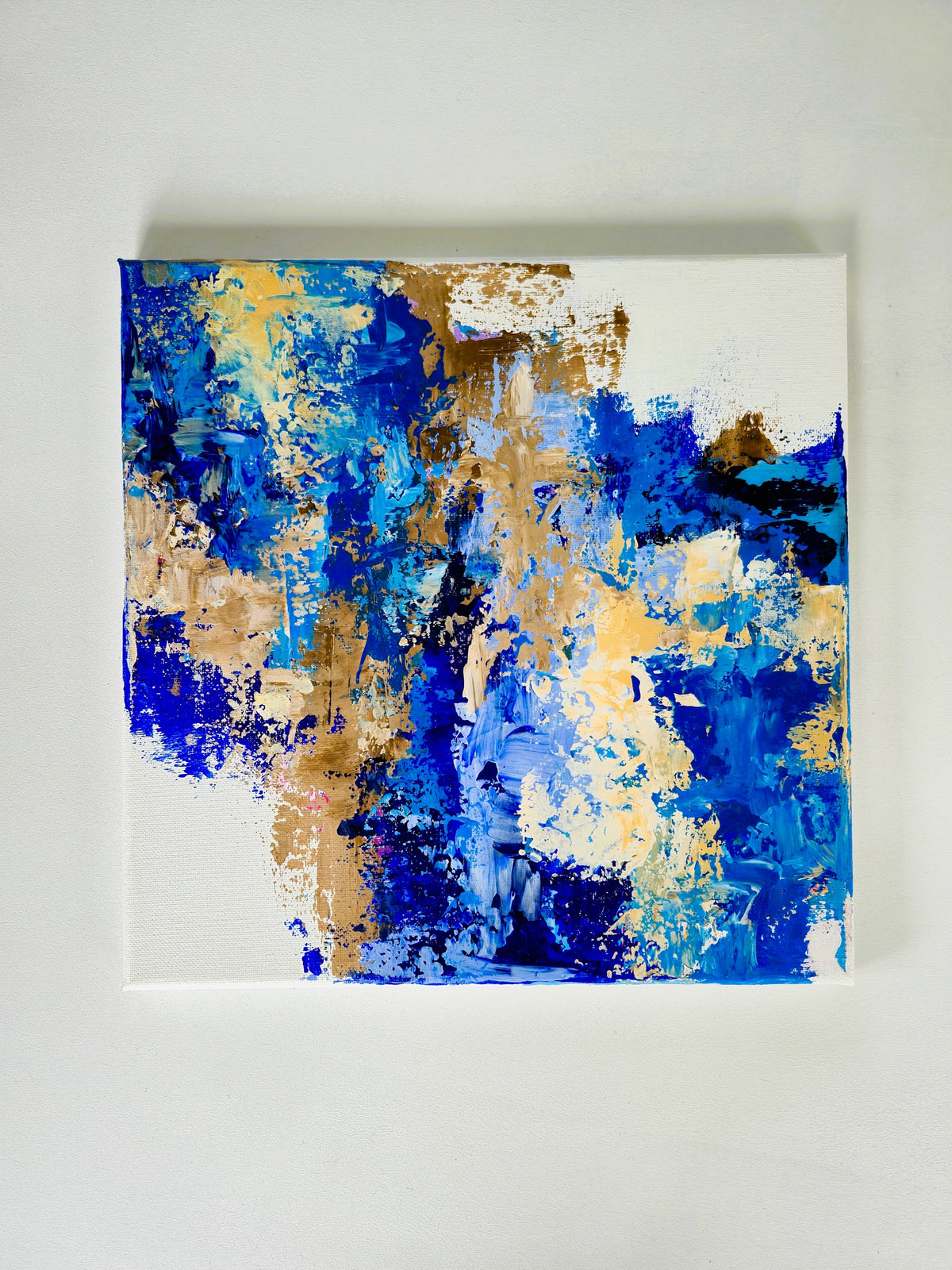 Abstrakt maleri 5 - 30x30cm