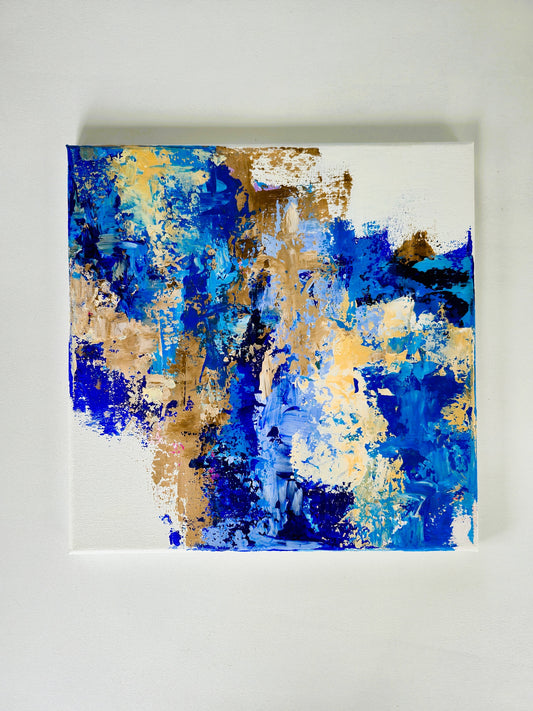 Abstrakt maleri 5 - 30x30cm