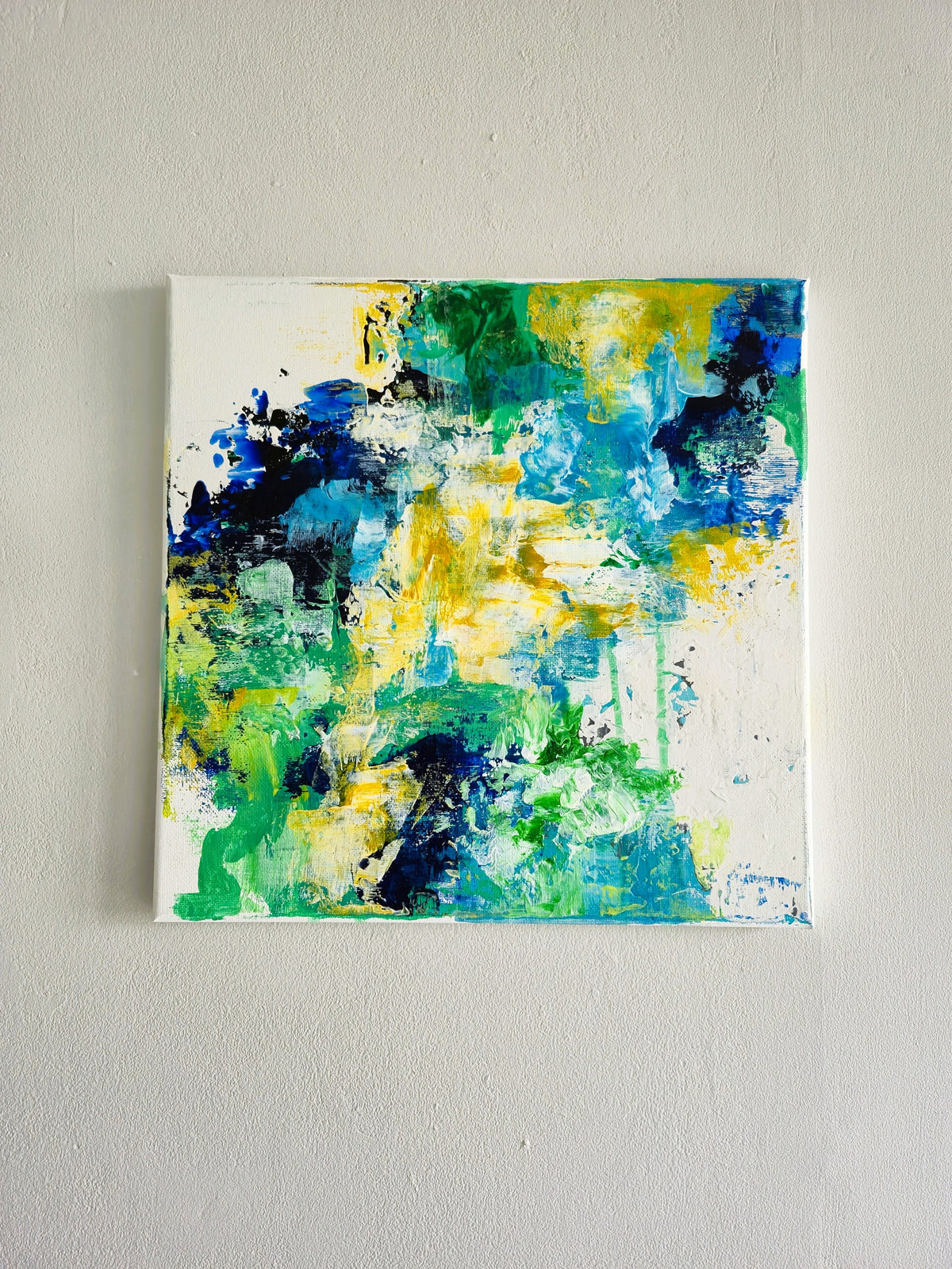 Abstrakt maleri 7 - 30x30 cm