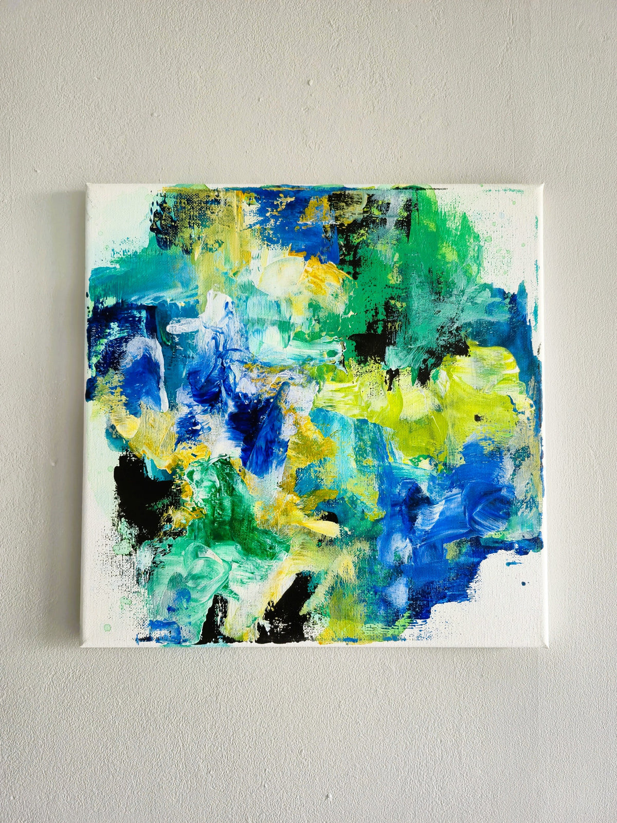 Abstrakt maleri 8 - 30x30 cm