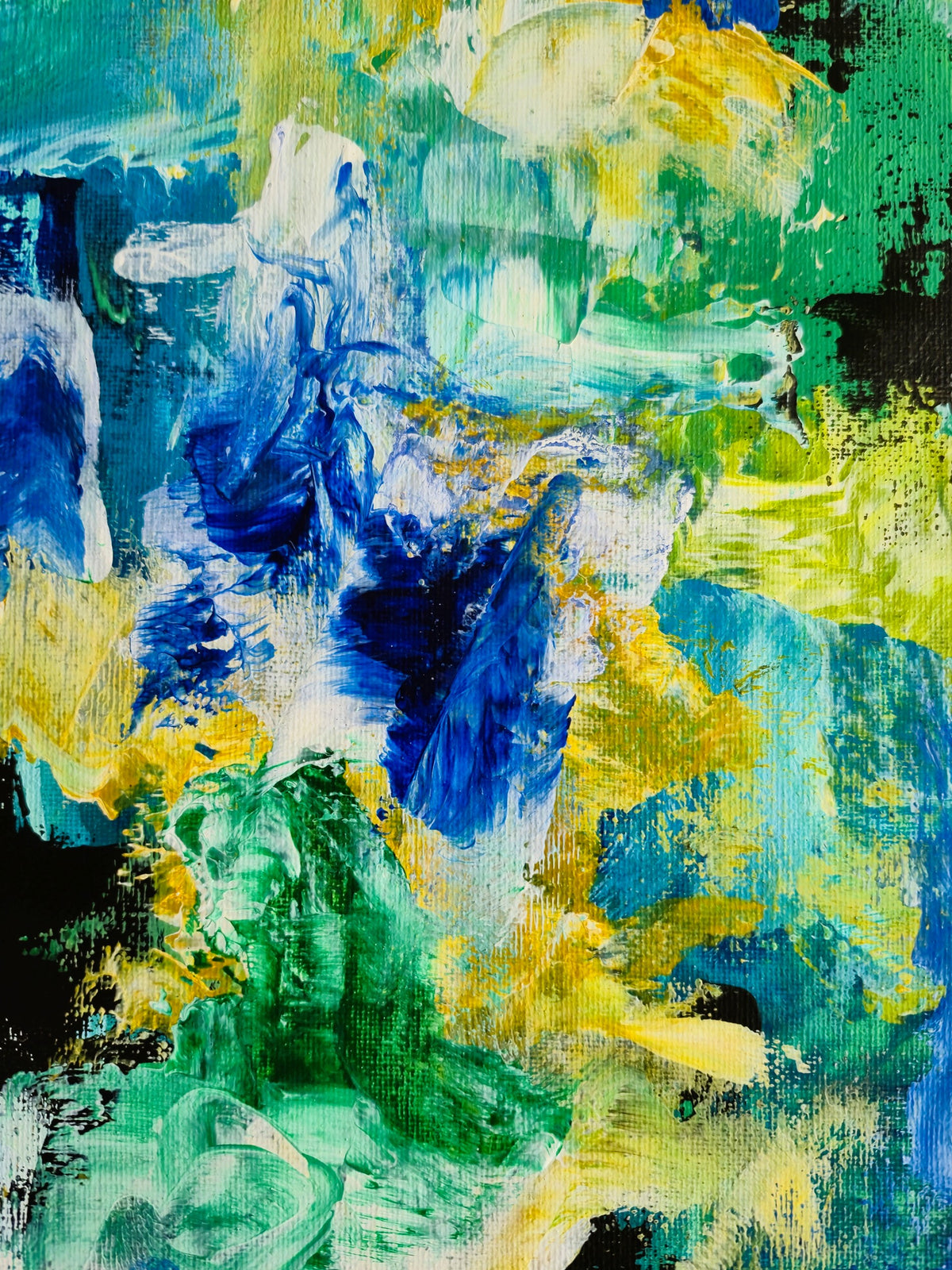 Abstrakt maleri 8 - 30x30 cm