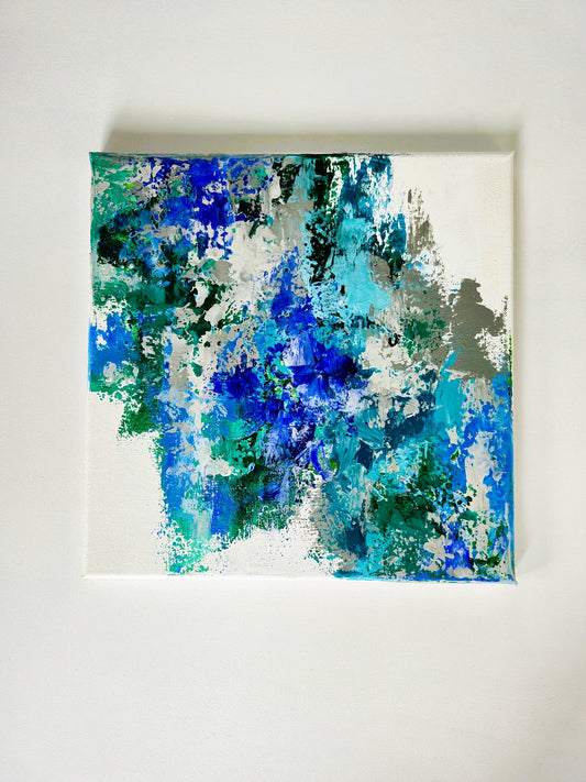 Abstrakt maleri 10 - 30x30 cm