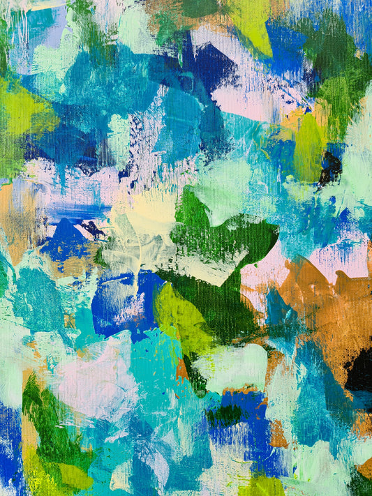 Abstrakt maleri 1 - 60x60 cm