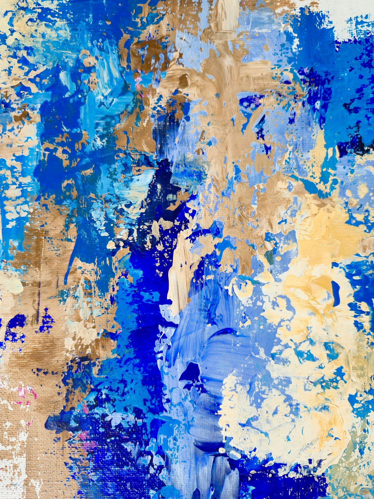 Abstrakt maleri 5 - 30x30cm