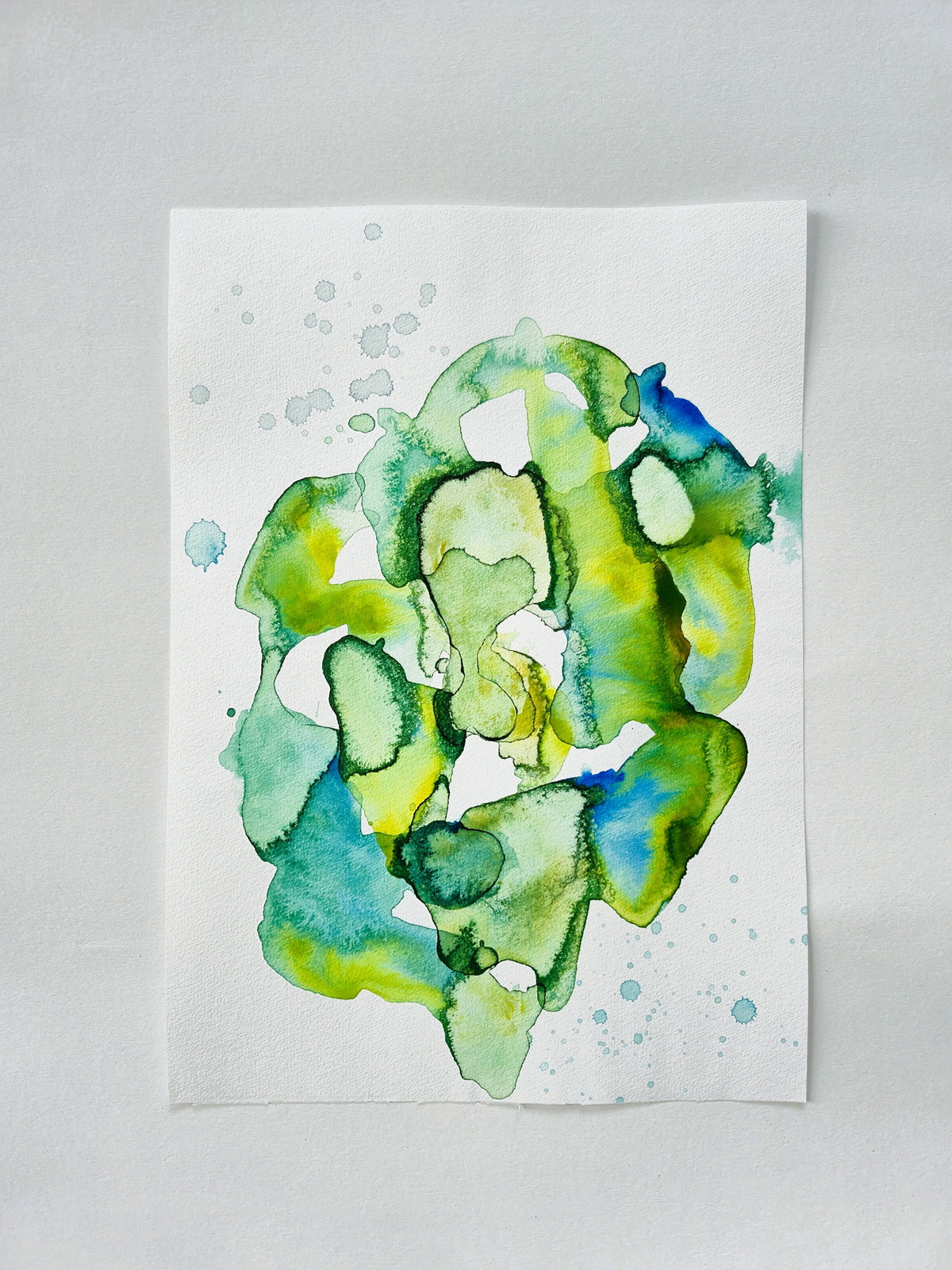 Abstrakt papirværk 2 - 21x30 cm (A4)