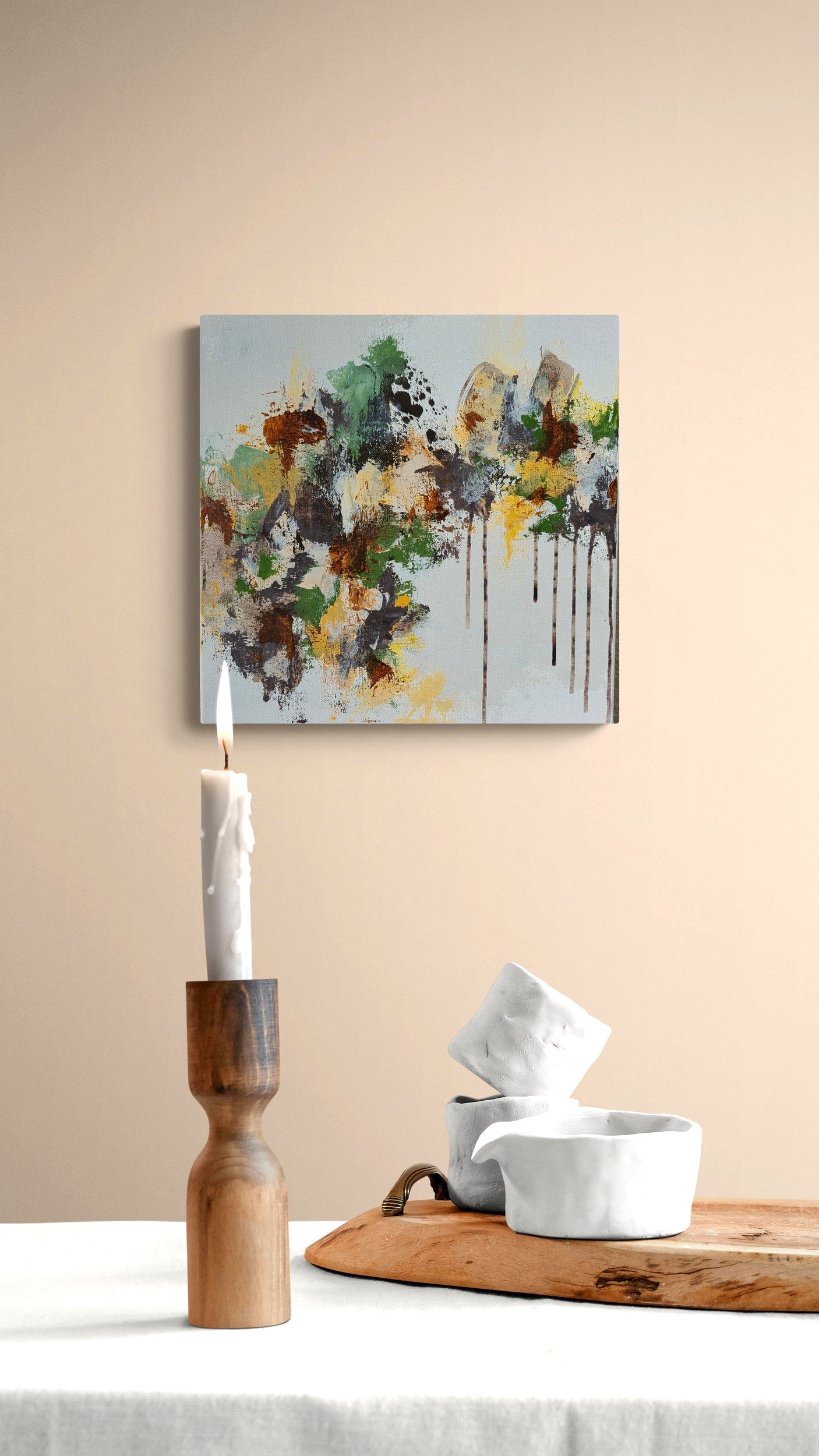 Lærred original 19 - 40x40cm